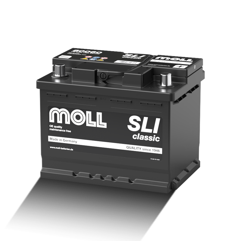 MOLL 80060  SLI classic  "MADE IN GERMANY" Starterbatterie  12V 60Ah(20h) 540A(EN)