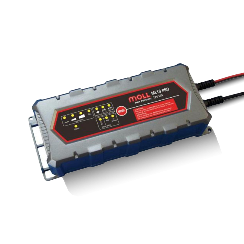 MOLL ML10 PRO Batterieladegerät 12V 10A mit LiFePo4 Modus