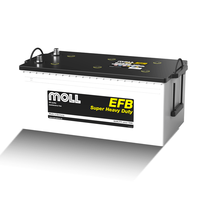 MOLL 93225 EFB Lkw Batterie Super Heavy Duty 12V 225Ah(20h) 1150A(EN)