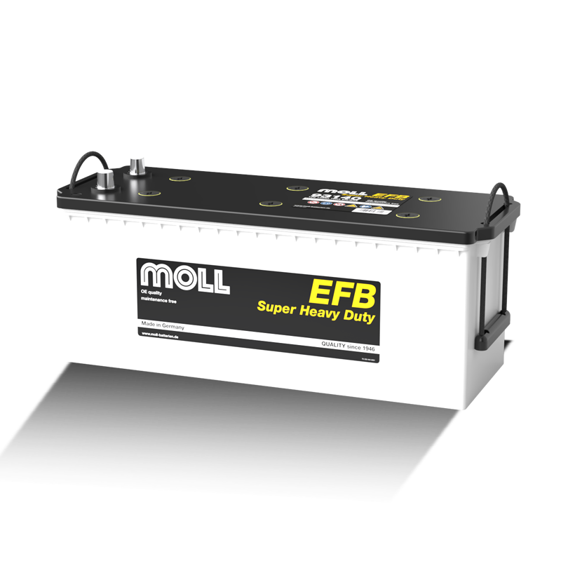 MOLL 93140 EFB Lkw Batterie Super Heavy Duty 12V 140Ah(20h) 760A(EN)