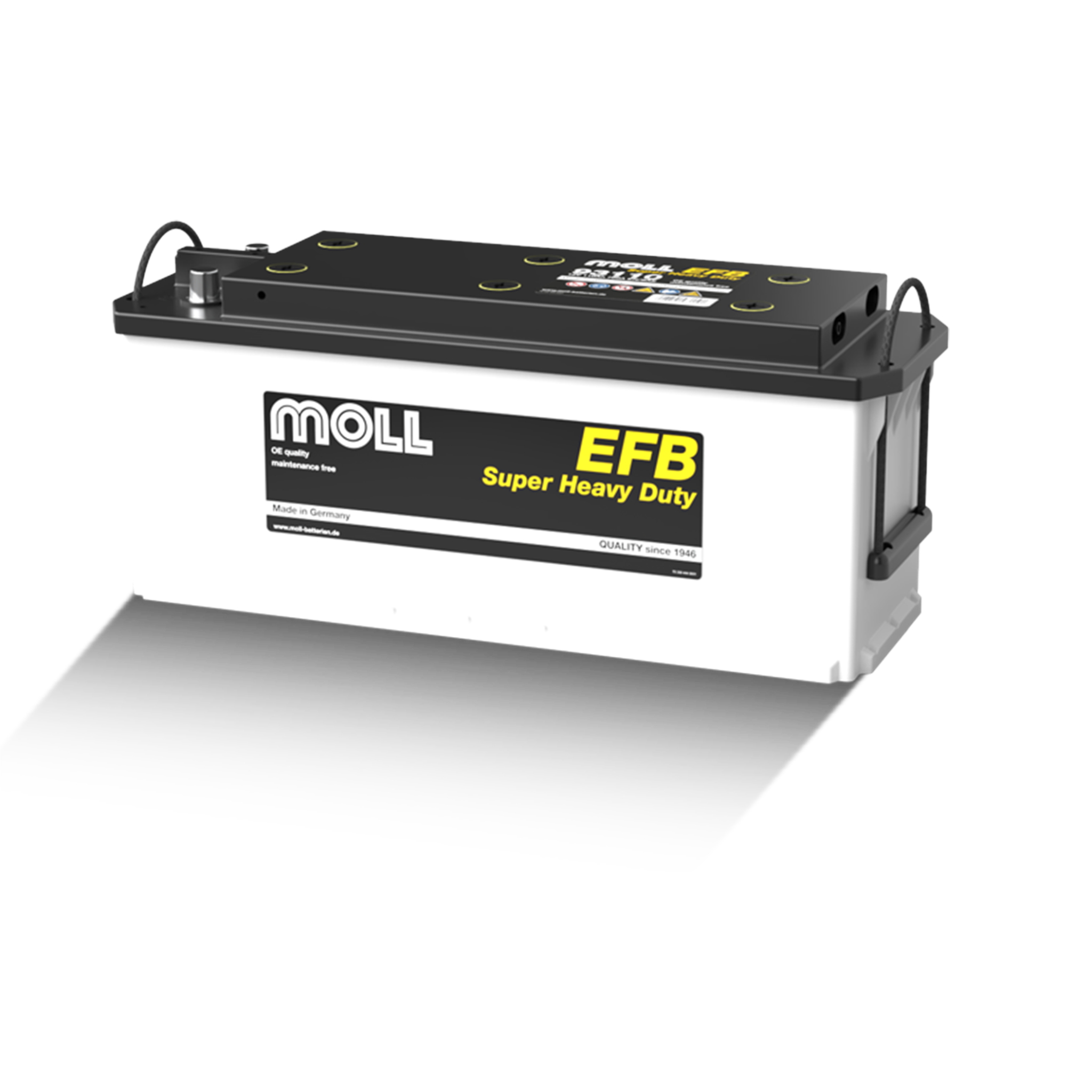MOLL 93110 EFB Lkw Batterie Super Heavy Duty 12V 110Ah(20h) 760A(EN)