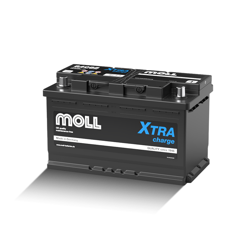 MOLL 84085  XTRA Charge "MADE IN GERMANY" Starterbatterie 12V 85Ah(20h) 800A(EN)