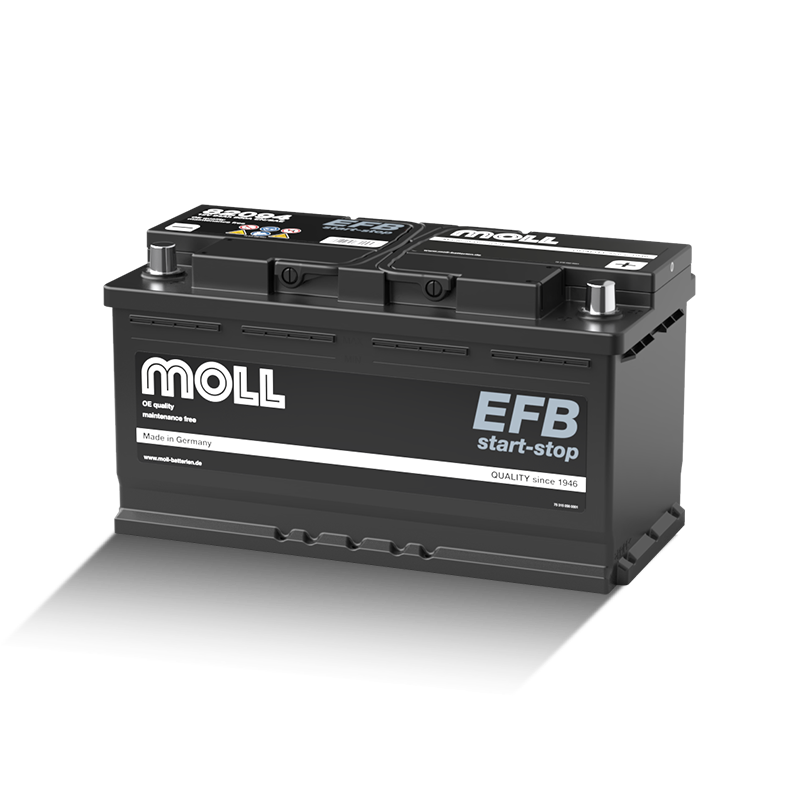 MOLL 82094  EFB start-stop "MADE IN GERMANY" Starterbatterie  12V 94Ah(20h) 860A(EN)