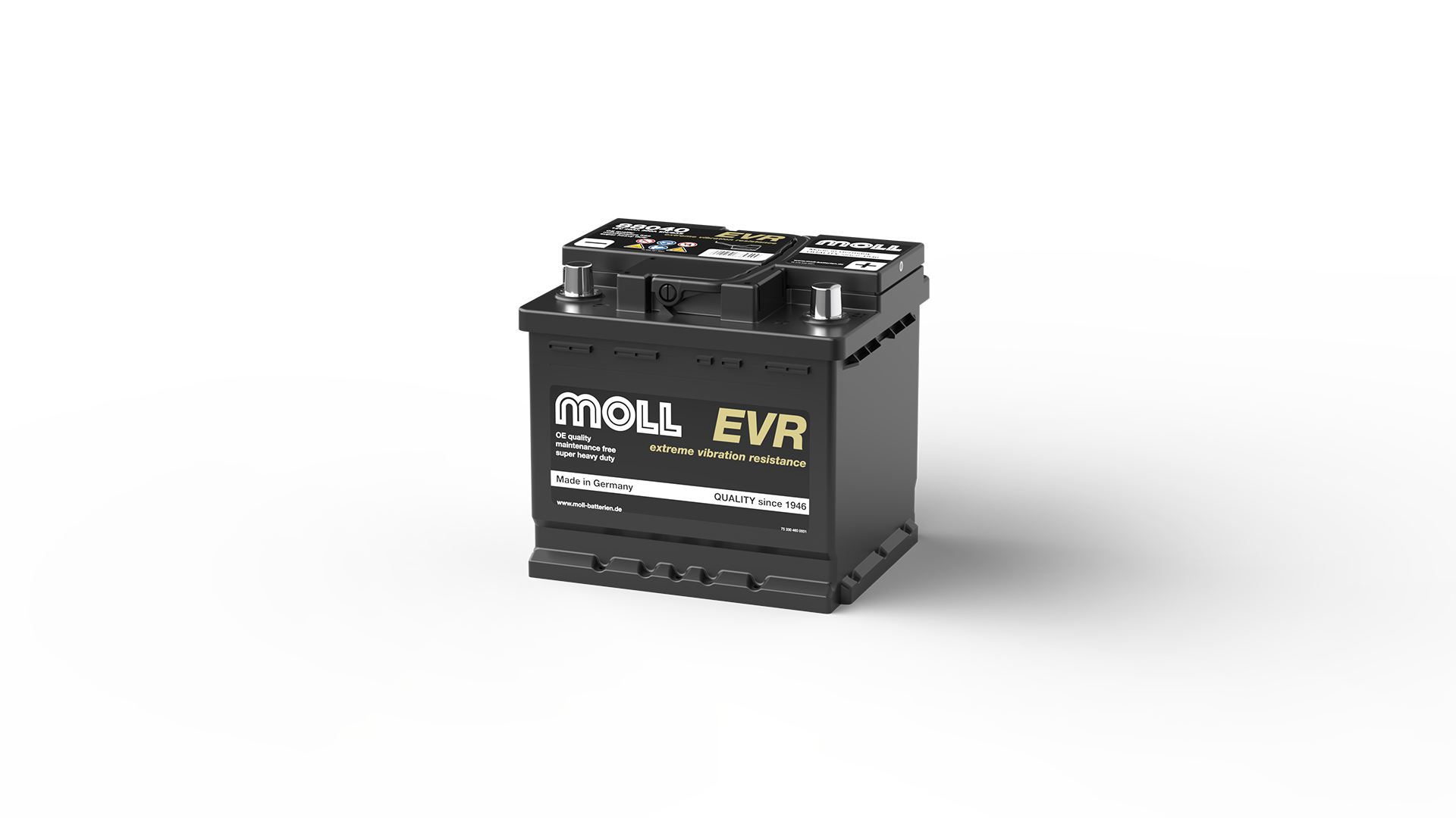MOLL 88040 Rüttelfest Kamina start Starterbatterie 12V 40Ah (20h) 300A(EN) MOLL 88040 Rüttelfest Kamina start Starterbatterie 12V 40Ah (20h) 300A(EN)